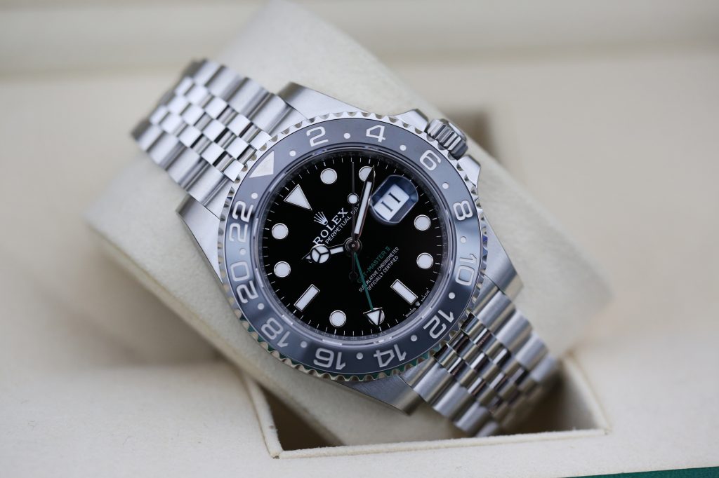 Rolex 126710GRNR Black GMT MASTER II 40mm 2025 Bruce Wayne