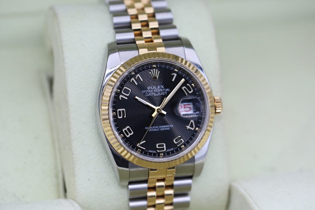 Rolex 116233 Black Arabic DATEJUST 36mm 2017