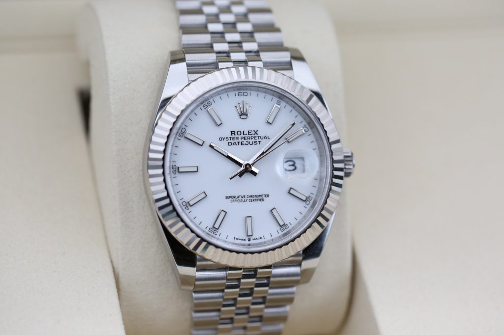 Rolex Datejust White Index 126334 41mm 2025