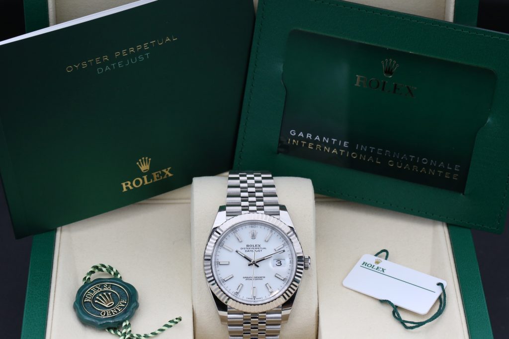 Rolex Datejust White Index 126334 41mm 2025