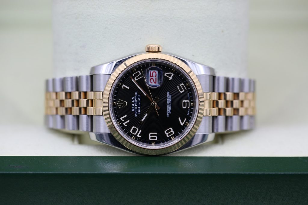 Rolex 116233 Black Arabic DATEJUST 36mm 2017