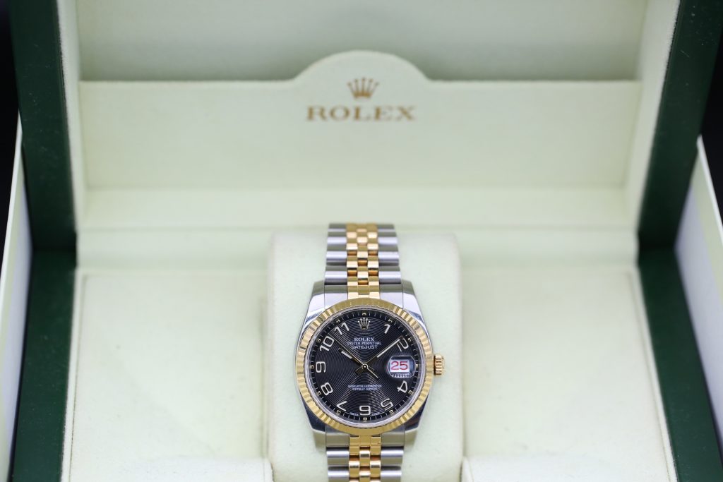 Rolex 116233 Black Arabic DATEJUST 36mm 2017