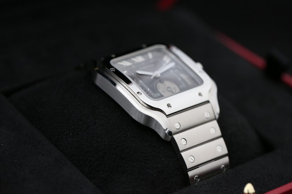 Cartier WSSA0076 Grey Dual Time SANTOS DE CARTIER  40mm 2024