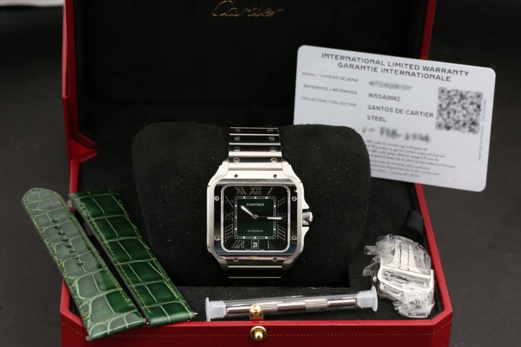 Cartier WSSA0062 Green SANTOS 40mm 2024
