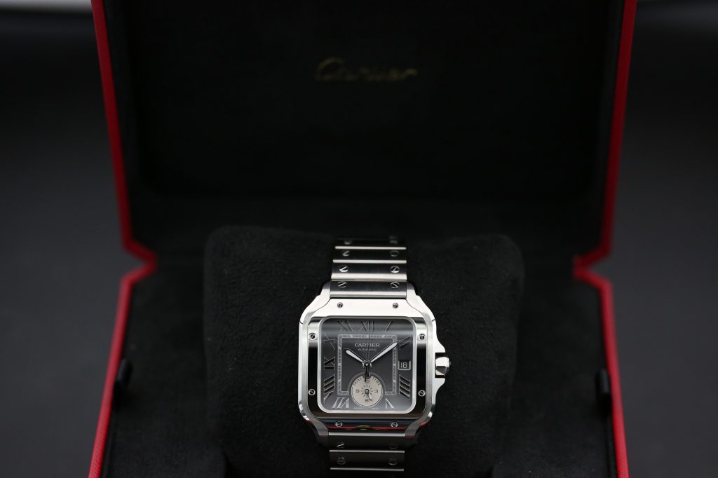 Cartier WSSA0076 Grey Dual Time SANTOS DE CARTIER  40mm 2024