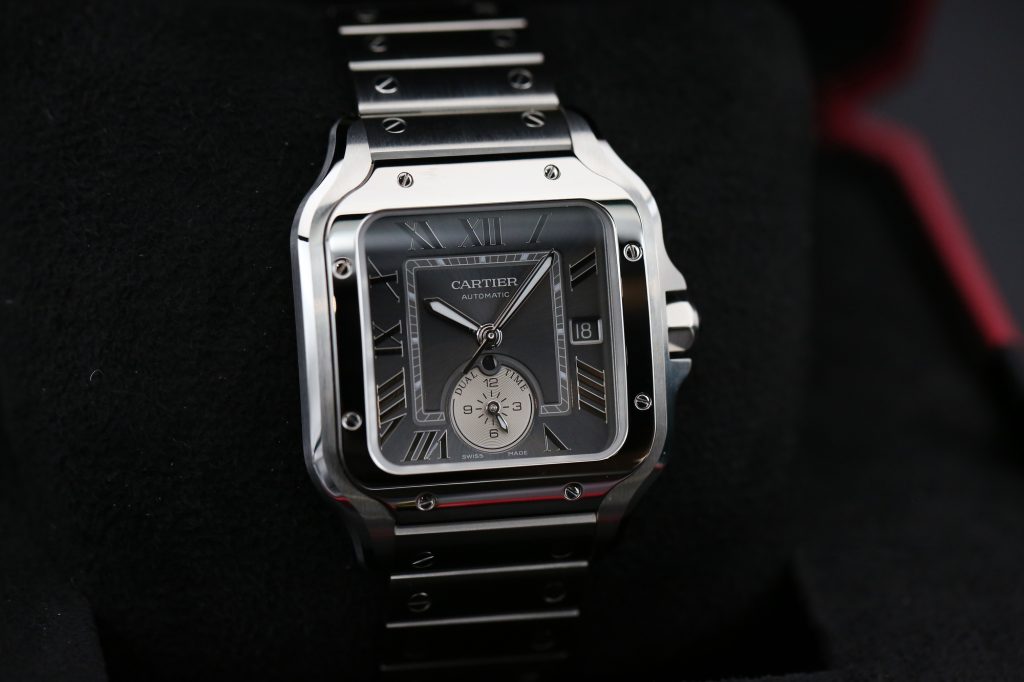Cartier WSSA0076 Grey Dual Time SANTOS DE CARTIER  40mm 2024