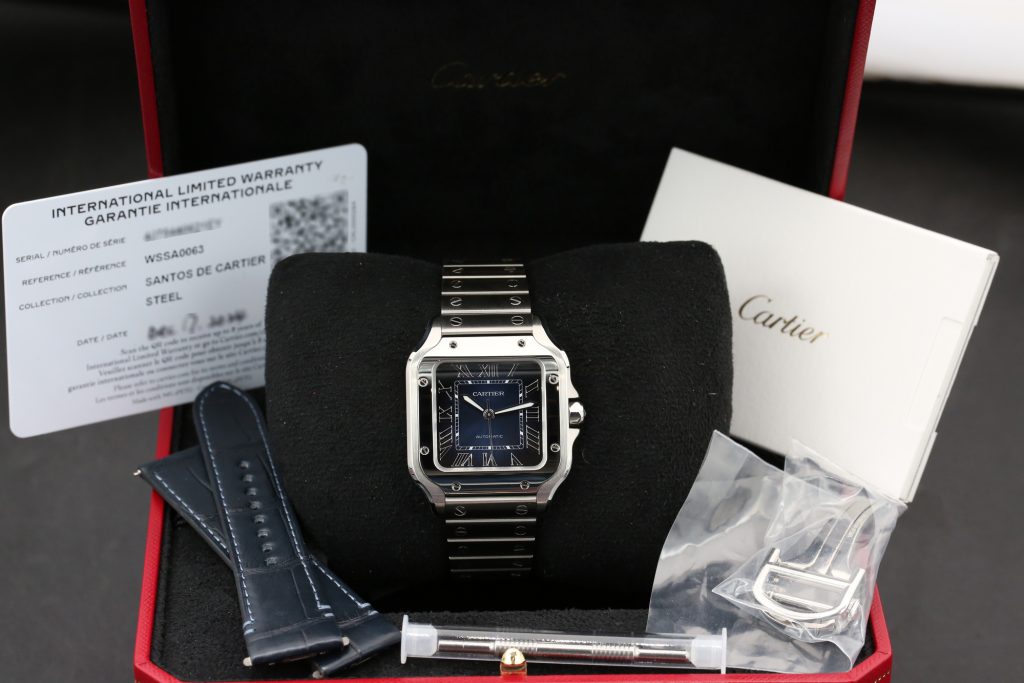Cartier WSSA0063 Blue SANTOS  2024