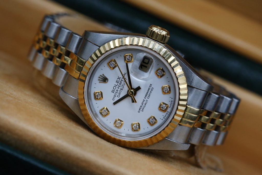 Rolex 69173 White  Diamond DATEJUST 26mm 1997