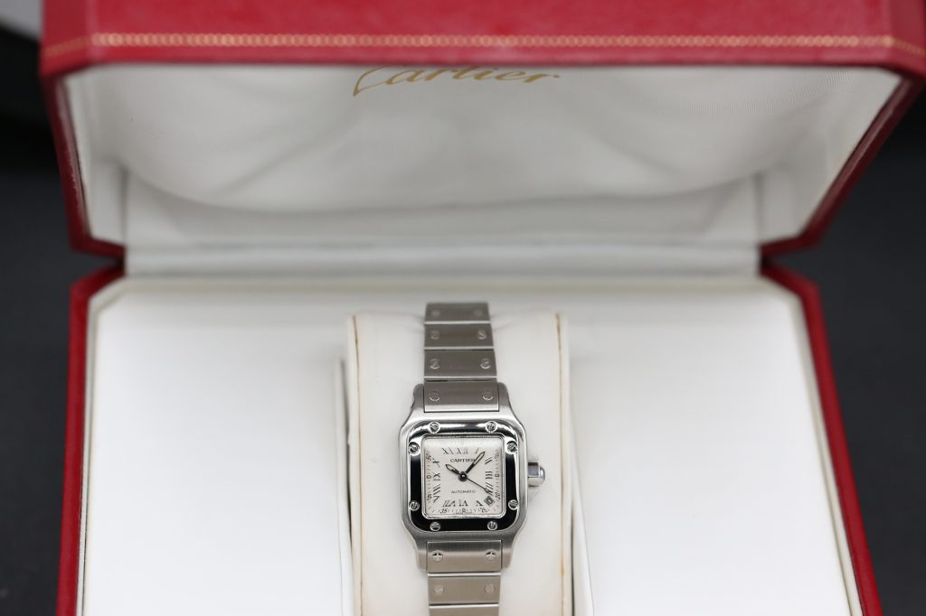 Cartier 2423 Silver Roman SANTOS GALBEE  2001