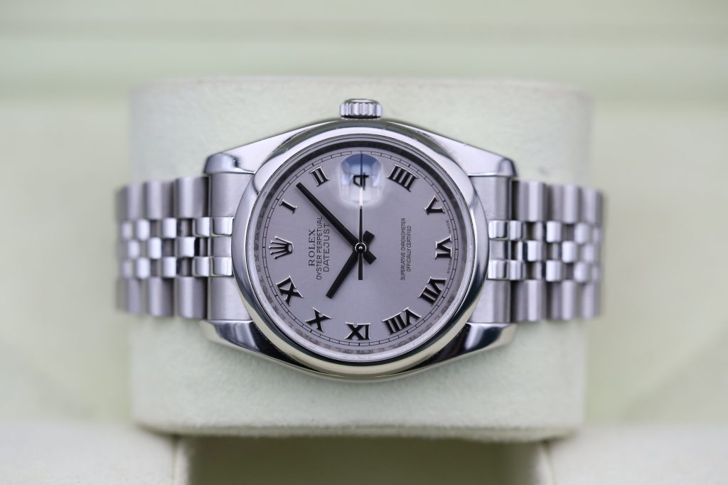 Rolex 116200 Rhodium Roman DATEJUST 36mm 2007