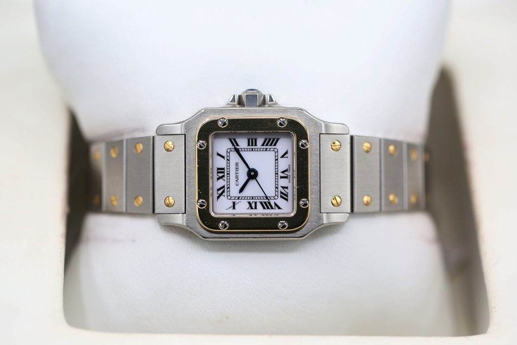 Cartier Santos Galbee White 1170902 24mm 1995