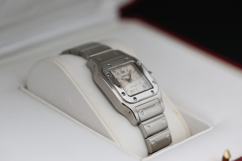 Cartier 2423 Silver Roman SANTOS GALBEE  2001