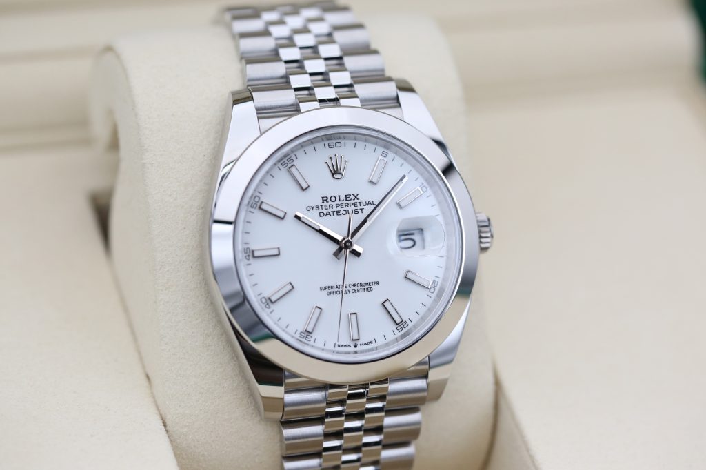 Rolex 126300 White Index DATEJUST 41mm 2025