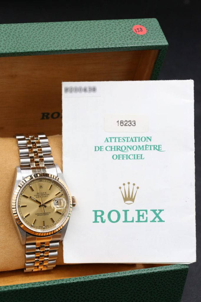 Rolex 16233 Champagne DATEJUST 36mm 2000