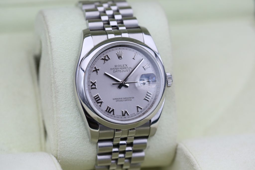 Rolex 116200 Rhodium Roman DATEJUST 36mm 2007