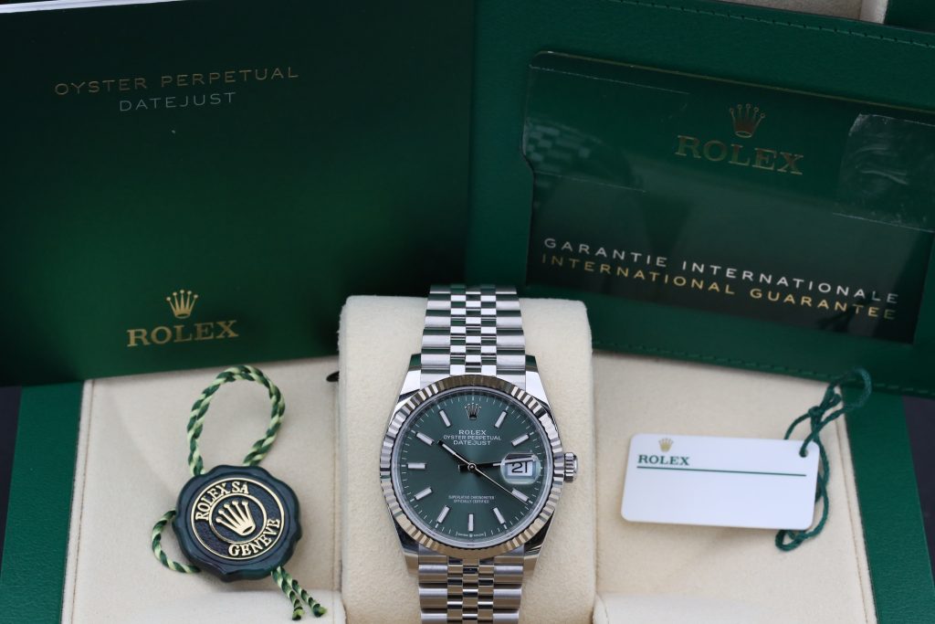 Rolex 126234 Mint Green DATEJUST 36mm 2024