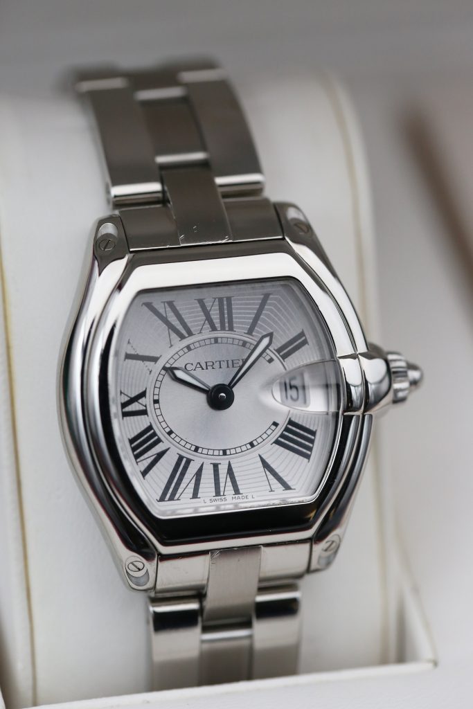 Cartier 2675 Silver Roman ROADSTER  31mm 2005