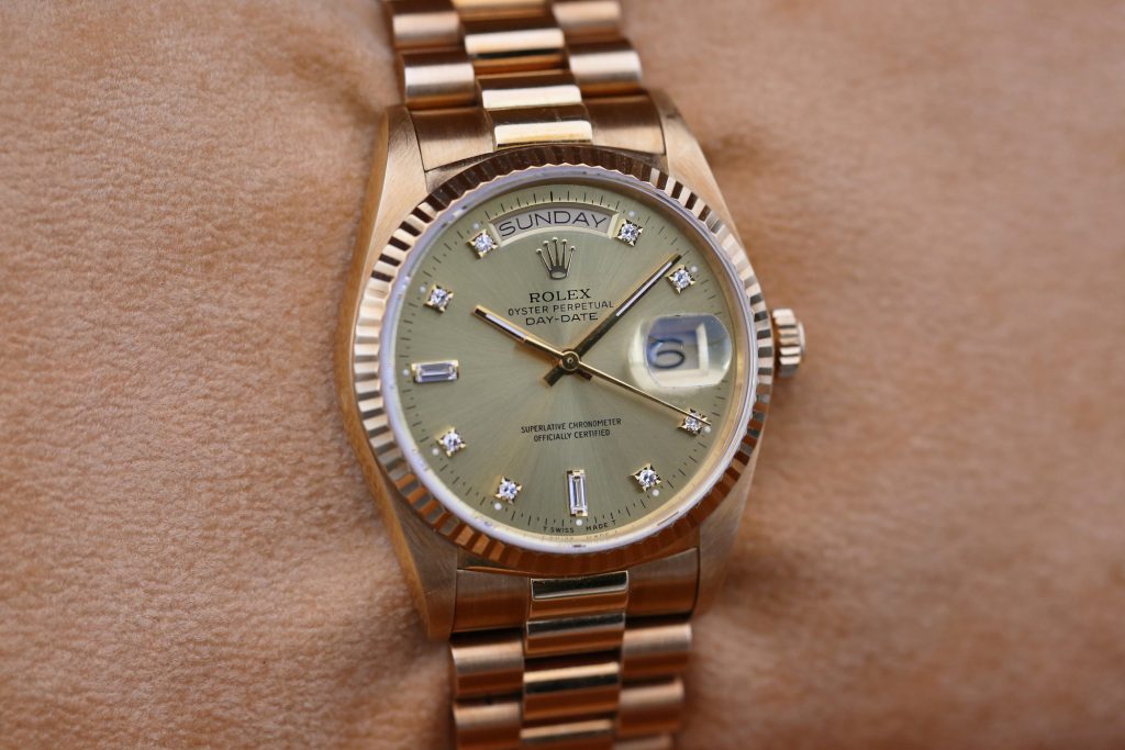 Rolex 18038 Champagne DAY-DATE 36mm