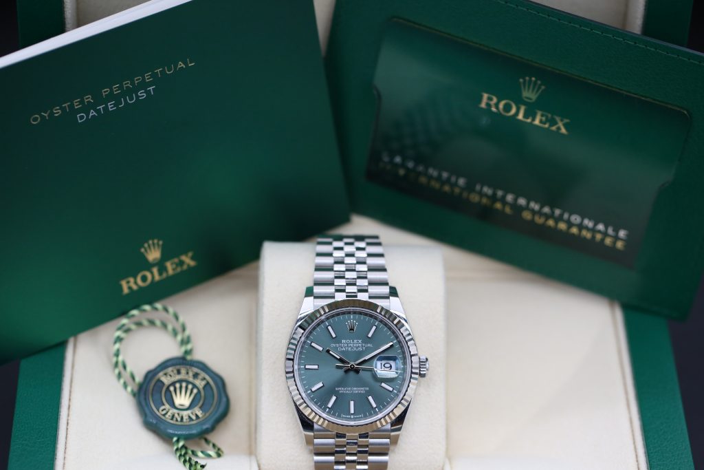 Rolex 126234 Mint Green DATEJUST 36mm 2024