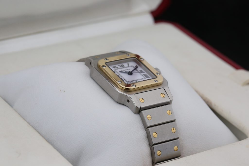 Cartier Santos Galbee White 1170902 24mm 1995
