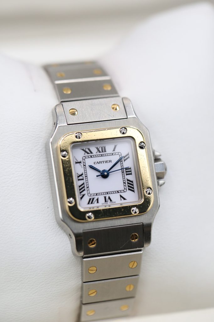 Cartier Santos Galbee White 1170902 24mm 1995