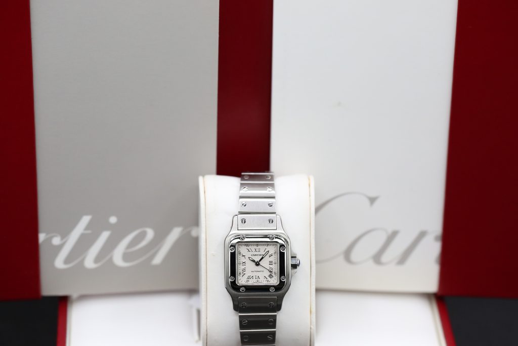 Cartier 2423 Silver Roman SANTOS GALBEE  2001