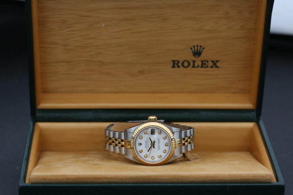 Rolex 69173 White  Diamond DATEJUST 26mm 1997