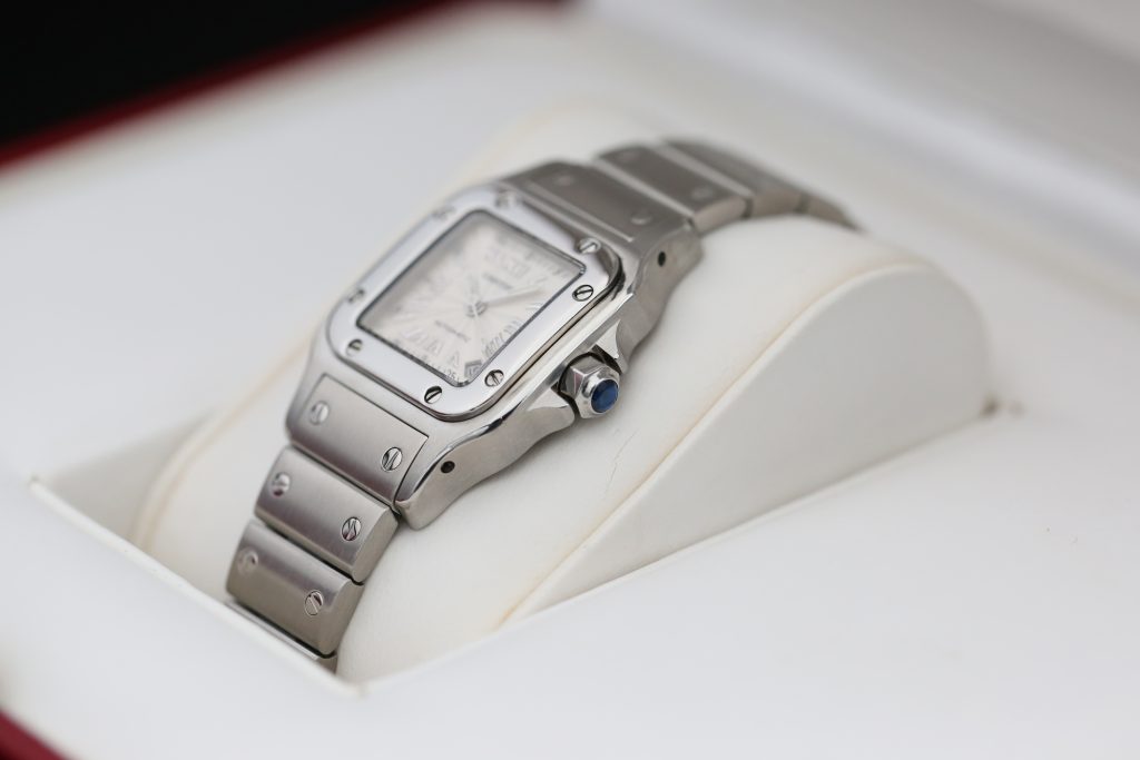 Cartier 2423 Silver Roman SANTOS GALBEE  2001