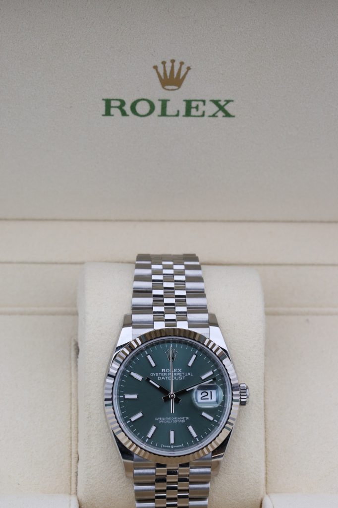Rolex 126234 Mint Green DATEJUST 36mm 2024