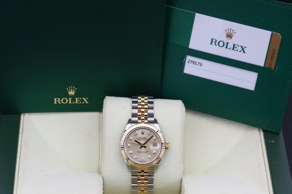 Rolex 279173 Champagne Diamond DATEJUST 28mm 2018