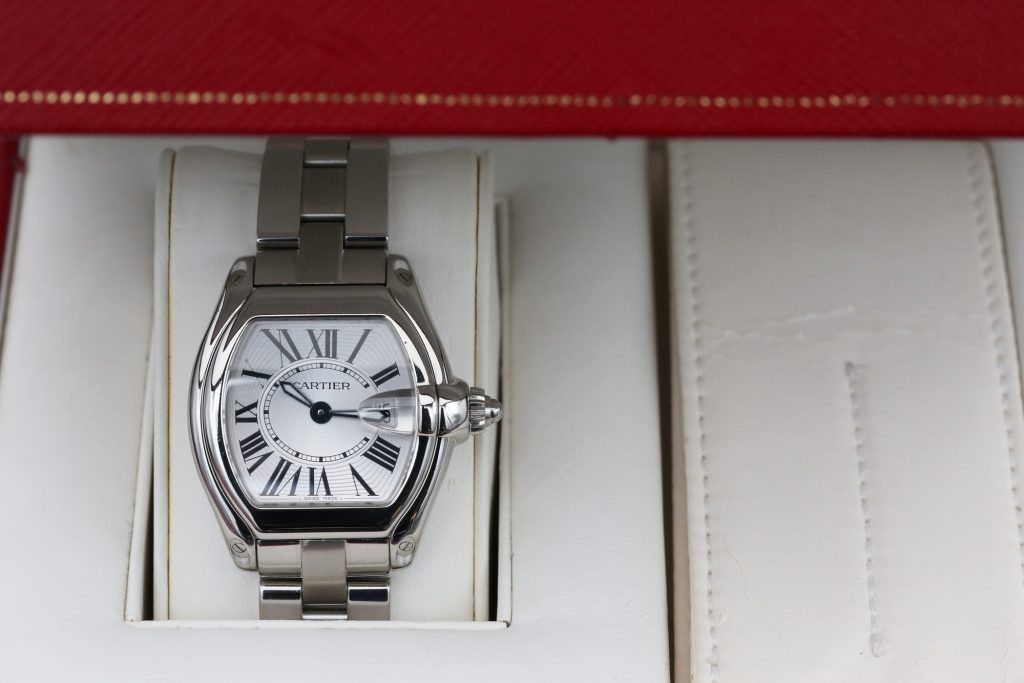 Cartier 2675 Silver Roman ROADSTER  31mm 2005