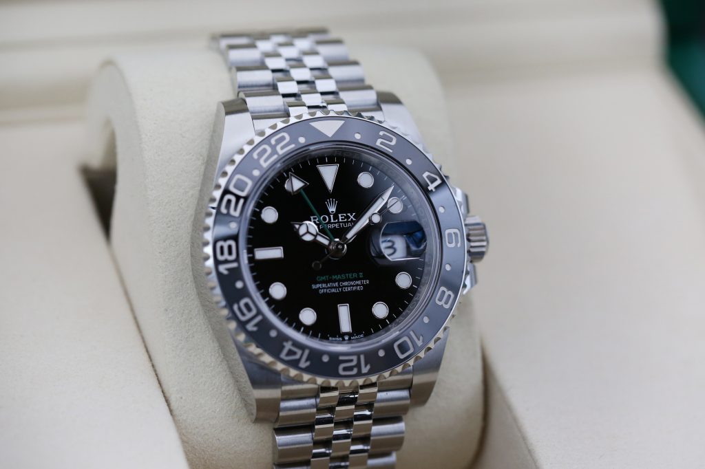 Rolex 126710GRNR Black GMT MASTER II 40mm 2025 Bruce Wayne