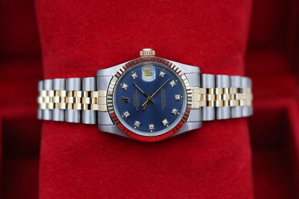 Rolex 68273 Blue Diamond DATEJUST 31mm 1989