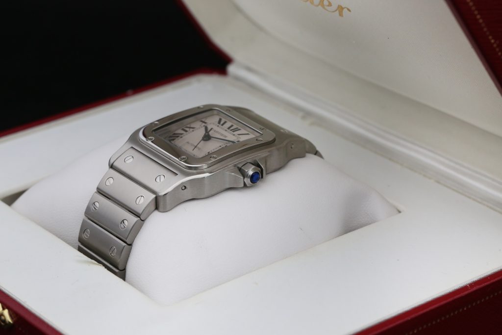 Cartier W20098D6 White SANTOS 36mm 2013