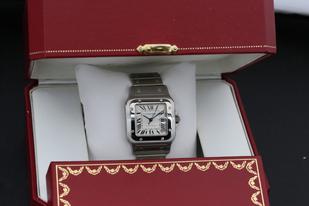 Cartier W20098D6 White SANTOS 36mm 2013