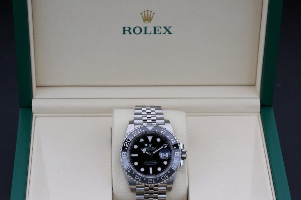 Rolex 126710GRNR Black GMT MASTER II 40mm 2025 Bruce Wayne