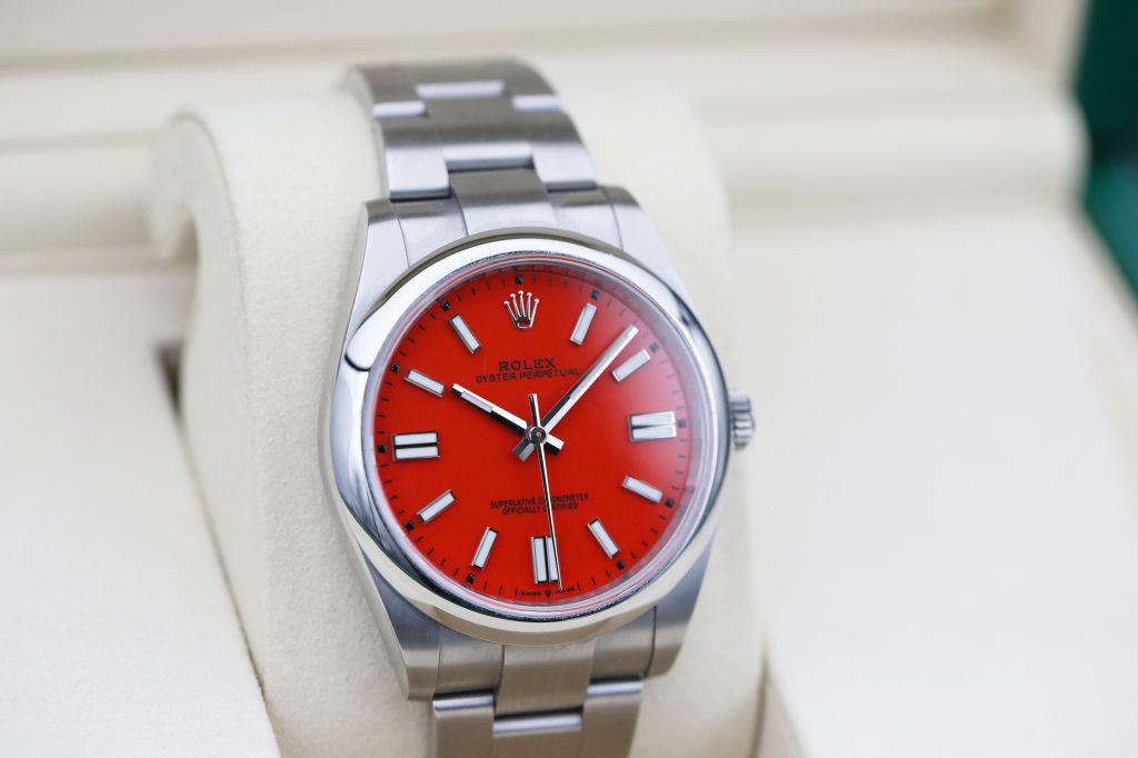 Rolex 124300 Coral Red OYSTER PERPETUAL 41mm 2021