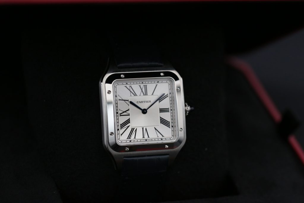 Cartier WSSA0032 Silver Sunray SANTOS DUMONT  2025 Extra Large
