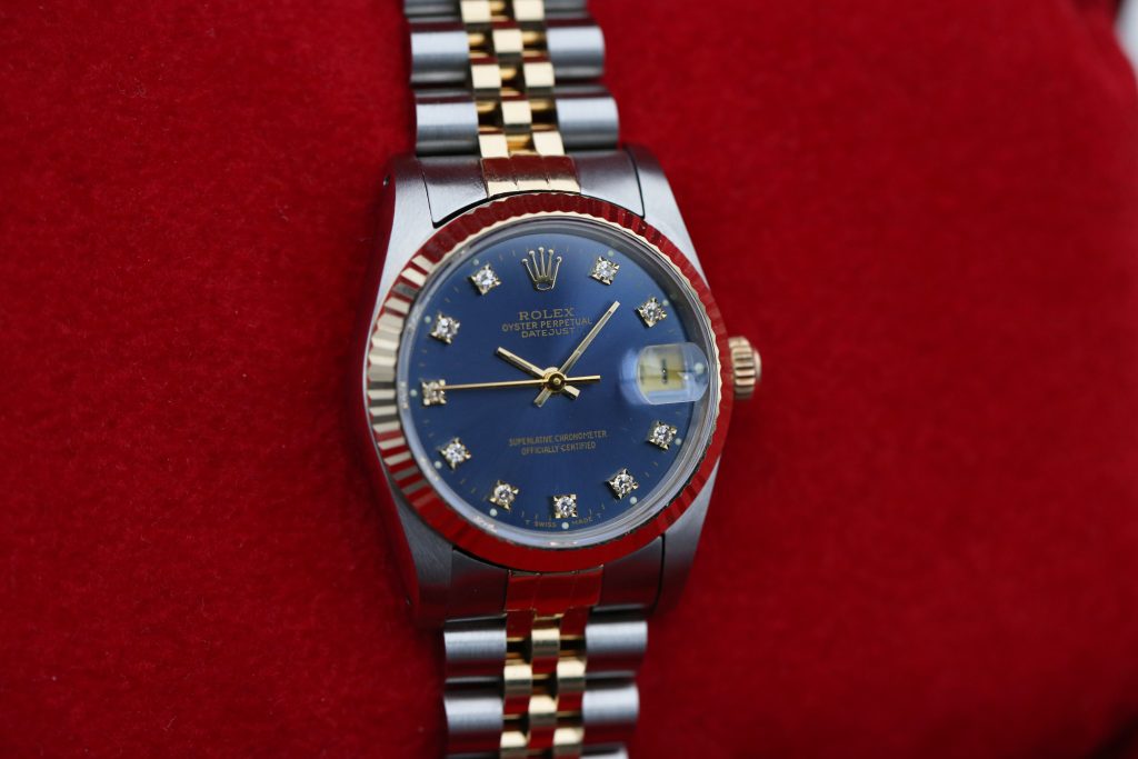 Rolex 68273 Blue Diamond DATEJUST 31mm 1989