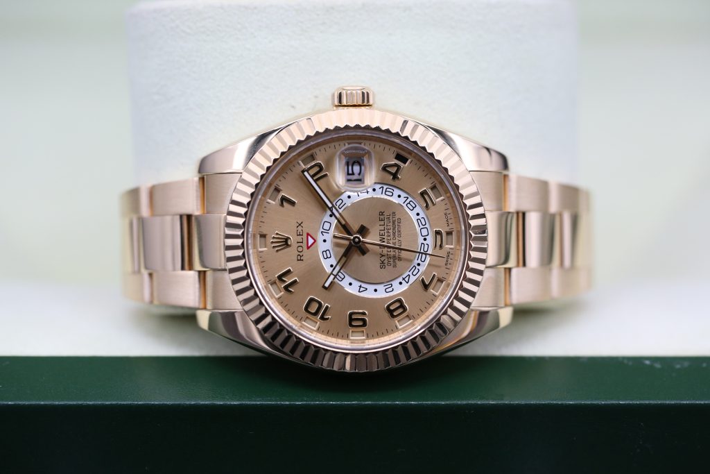 Rolex 326938 Champagne SKY-DWELLER 42mm 2013