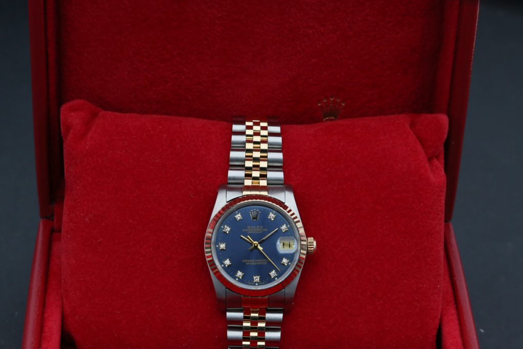 Rolex 68273 Blue Diamond DATEJUST 31mm 1989
