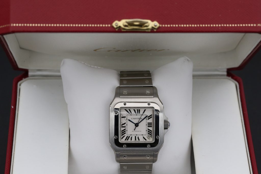 Cartier W20098D6 White SANTOS 36mm 2013