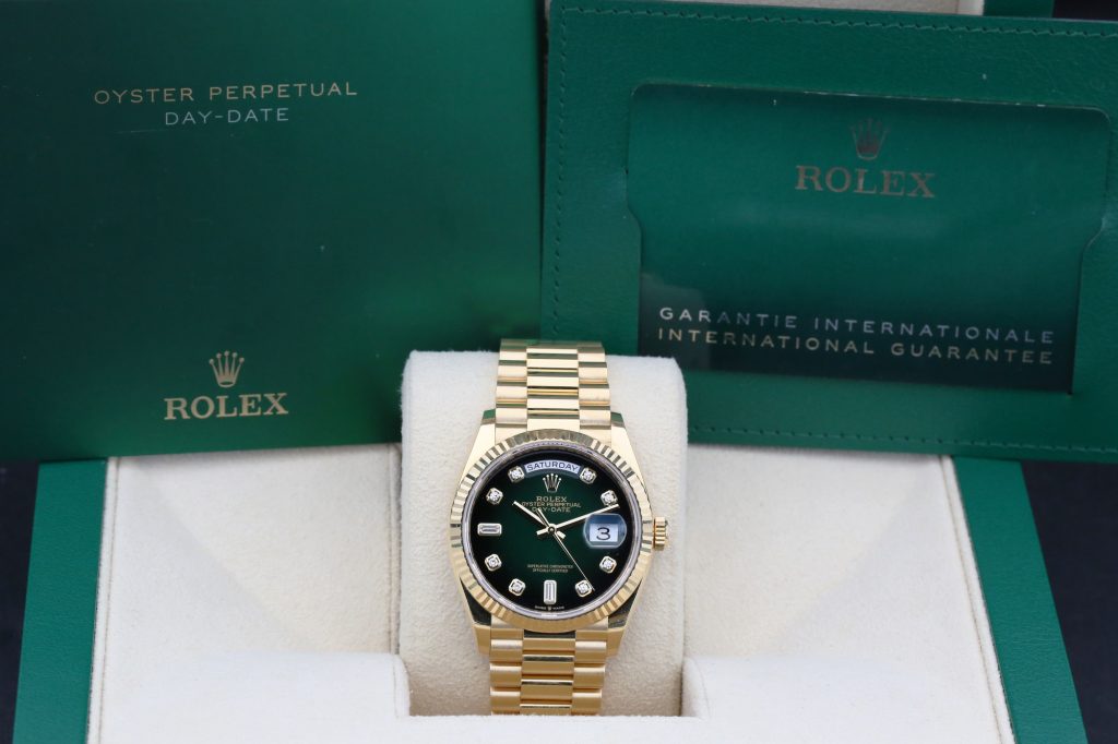 Rolex 128238 Green Ombre DAY-DATE 36mm 2021
