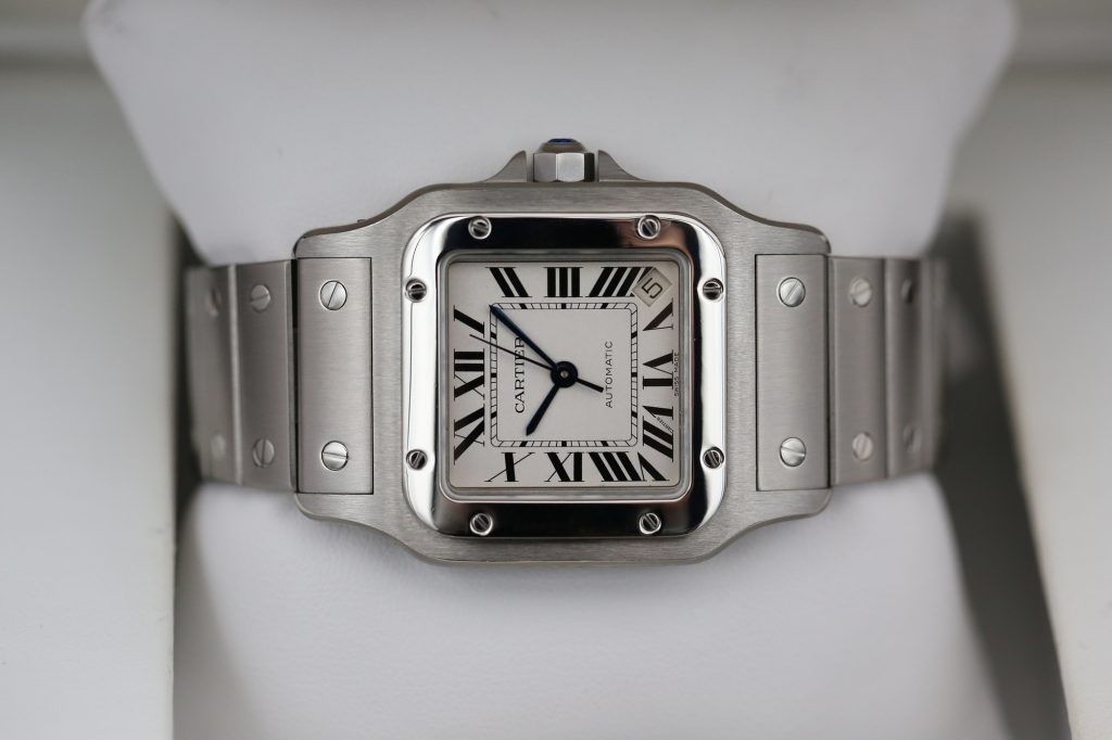 Cartier W20098D6 White SANTOS 36mm 2013