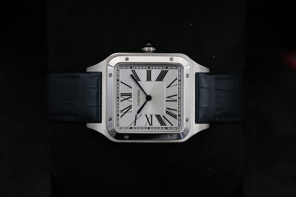 Cartier WSSA0032 Silver Sunray SANTOS DUMONT  2025 Extra Large