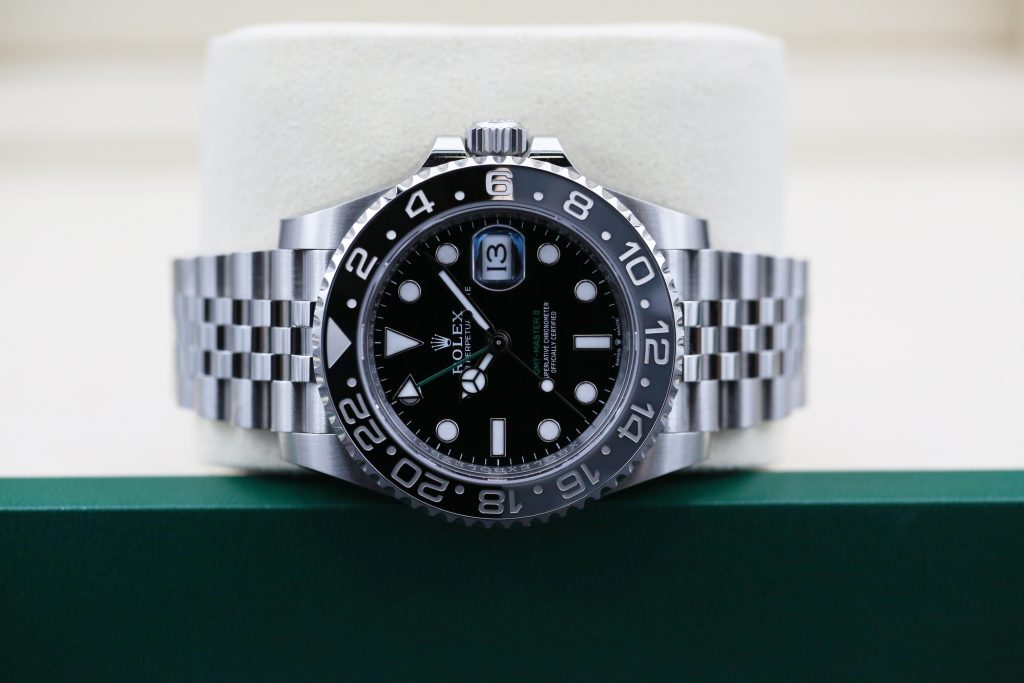 Rolex 126710GRNR Black GMT MASTER II 40mm 2025 Bruce Wayne