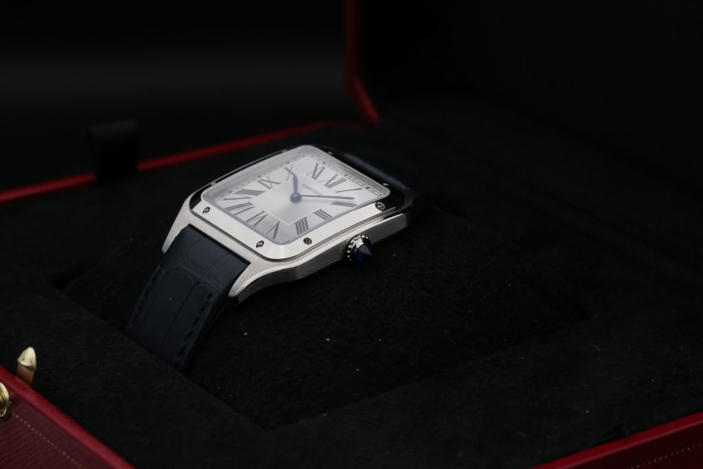 Cartier WSSA0032 Silver Sunray SANTOS DUMONT  2025 Extra Large
