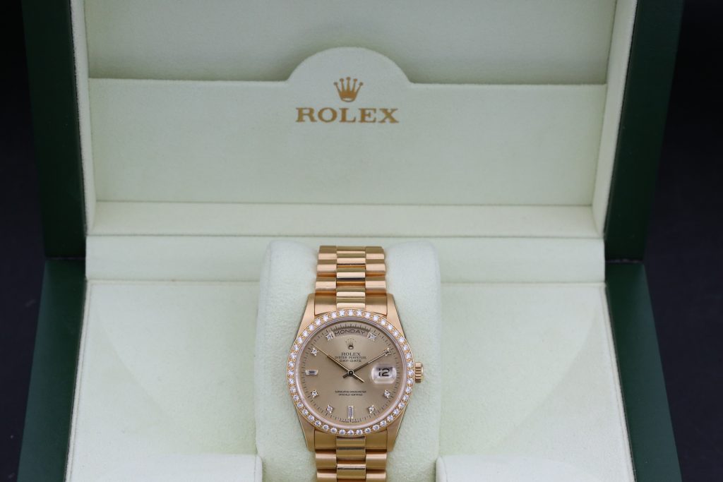 Rolex 18238 Champagne DAY-DATE 36mm 1995