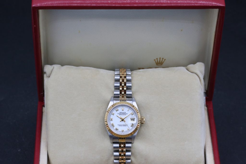 Rolex 69173 White Roman DATEJUST 26mm 1996