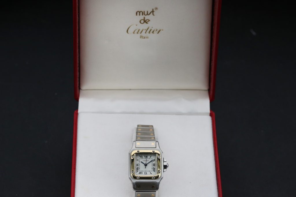 Cartier 1170902 White Roman SANTOS GALBÉE 24mm